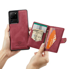 JEEHOOD Retro Magnetic Detachable Protective Case with Wallet & Card Slot & Holder, For Samsung Galaxy S20 Ultra 5G, For Samsung Galaxy Note20 Ultra, For Samsung Galaxy S21 FE, For OnePlus 9 Pro