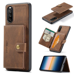 JEEHOOD Retro Magnetic Detachable Protective Case with Wallet & Card Slot & Holder, For Google Pixel 5A 5G, For Sony Xperia 10 III, For Xiaomi Redmi K40