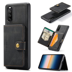 JEEHOOD Retro Magnetic Detachable Protective Case with Wallet & Card Slot & Holder, For Google Pixel 5A 5G, For Sony Xperia 10 III, For Xiaomi Redmi K40