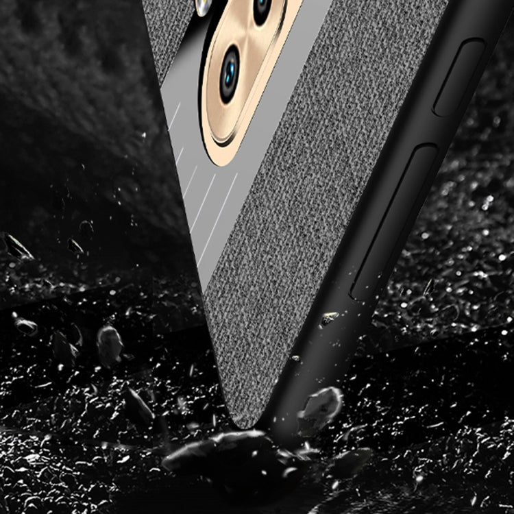 XINLI Stitching Cloth Textue Shockproof TPU Protective Case with Ring Holder, For Huawei Honor 6X, For Huawei Honor 7C / Enjoy 8, For Huawei Honor 10 Lite, For Huawei Honor 20