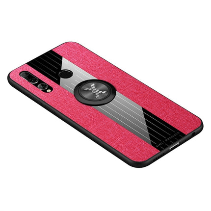 XINLI Stitching Cloth Textue Shockproof TPU Protective Case with Ring Holder, For Huawei Enjoy 9s, For Huawei Maimang 5, For Huawei Maimang 6, For Huawei Mate 20 Lite / Maimang 7