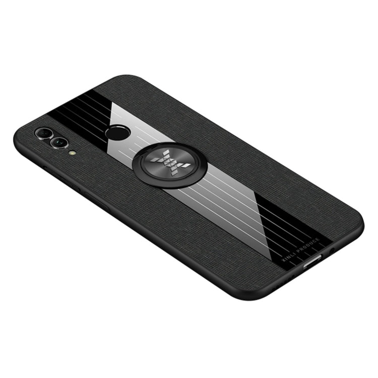 XINLI Stitching Cloth Textue Shockproof TPU Protective Case with Ring Holder, For Huawei Honor 6X, For Huawei Honor 7C / Enjoy 8, For Huawei Honor 10 Lite, For Huawei Honor 20