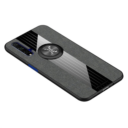 XINLI Stitching Cloth Textue Shockproof TPU Protective Case with Ring Holder, For Huawei Honor 6X, For Huawei Honor 7C / Enjoy 8, For Huawei Honor 10 Lite, For Huawei Honor 20