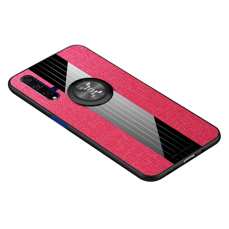 XINLI Stitching Cloth Textue Shockproof TPU Protective Case with Ring Holder, For Huawei Honor 6X, For Huawei Honor 7C / Enjoy 8, For Huawei Honor 10 Lite, For Huawei Honor 20