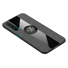 XINLI Stitching Cloth Textue Shockproof TPU Protective Case with Ring Holder, For Huawei Honor 20 Pro, For Huawei Honor 7X, For Huawei Honor 8X, For Huawei Honor 9X