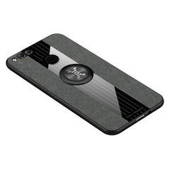 XINLI Stitching Cloth Textue Shockproof TPU Protective Case with Ring Holder, For Huawei Honor 20 Pro, For Huawei Honor 7X, For Huawei Honor 8X, For Huawei Honor 9X