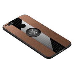 XINLI Stitching Cloth Textue Shockproof TPU Protective Case with Ring Holder, For Huawei Honor 20 Pro, For Huawei Honor 7X, For Huawei Honor 8X, For Huawei Honor 9X