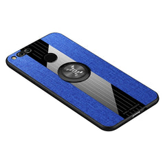 XINLI Stitching Cloth Textue Shockproof TPU Protective Case with Ring Holder, For Huawei Honor 20 Pro, For Huawei Honor 7X, For Huawei Honor 8X, For Huawei Honor 9X