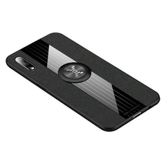 XINLI Stitching Cloth Textue Shockproof TPU Protective Case with Ring Holder, For Huawei Honor 20 Pro, For Huawei Honor 7X, For Huawei Honor 8X, For Huawei Honor 9X