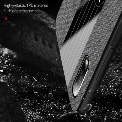 XINLI Stitching Cloth Textue Shockproof TPU Protective Case with Ring Holder, For Huawei Honor 9X Pro, For Huawei Honor 10, For Huawei Honor Play, For Huawei Honor View 10