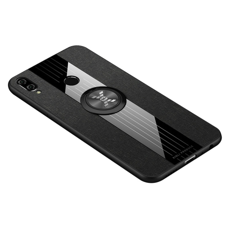 XINLI Stitching Cloth Textue Shockproof TPU Protective Case with Ring Holder, For Huawei Honor 9X Pro, For Huawei Honor 10, For Huawei Honor Play, For Huawei Honor View 10
