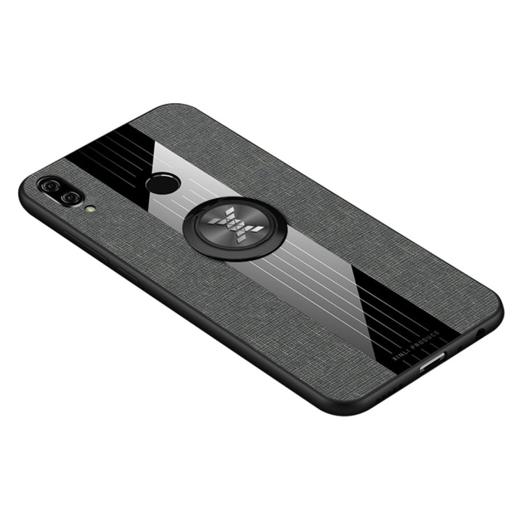 XINLI Stitching Cloth Textue Shockproof TPU Protective Case with Ring Holder, For Huawei Honor 9X Pro, For Huawei Honor 10, For Huawei Honor Play, For Huawei Honor View 10