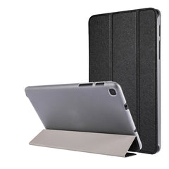 Silk Texture Three-fold Horizontal Flip Leather Case with Holder & Pen Slot, For Samsung Galaxy Tab A7 Lite 8.7 T220 / T225, For iPad Air 13 2024 / iPad Pro 12.9 2022 / 2021, For iPad Pro 11 (2021)