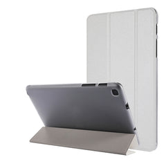 Silk Texture Three-fold Horizontal Flip Leather Case with Holder & Pen Slot, For Samsung Galaxy Tab A7 Lite 8.7 T220 / T225, For iPad Air 13 2024 / iPad Pro 12.9 2022 / 2021, For iPad Pro 11 (2021)