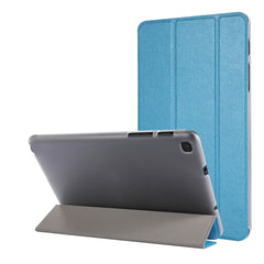 Silk Texture Three-fold Horizontal Flip Leather Case with Holder & Pen Slot, For Samsung Galaxy Tab A7 Lite 8.7 T220 / T225, For iPad Air 13 2024 / iPad Pro 12.9 2022 / 2021, For iPad Pro 11 (2021)