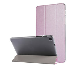 Silk Texture Three-fold Horizontal Flip Leather Case with Holder & Pen Slot, For Samsung Galaxy Tab A7 Lite 8.7 T220 / T225, For iPad Air 13 2024 / iPad Pro 12.9 2022 / 2021, For iPad Pro 11 (2021)