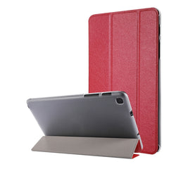 Silk Texture Three-fold Horizontal Flip Leather Case with Holder & Pen Slot, For Samsung Galaxy Tab A7 Lite 8.7 T220 / T225, For iPad Air 13 2024 / iPad Pro 12.9 2022 / 2021, For iPad Pro 11 (2021)