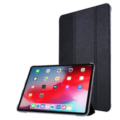 Silk Texture Three-fold Horizontal Flip Leather Case with Holder & Pen Slot, For Samsung Galaxy Tab A7 Lite 8.7 T220 / T225, For iPad Air 13 2024 / iPad Pro 12.9 2022 / 2021, For iPad Pro 11 (2021)