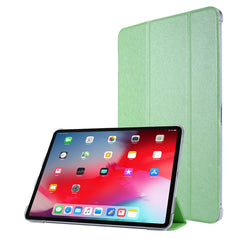 Silk Texture Three-fold Horizontal Flip Leather Case with Holder & Pen Slot, For Samsung Galaxy Tab A7 Lite 8.7 T220 / T225, For iPad Air 13 2024 / iPad Pro 12.9 2022 / 2021, For iPad Pro 11 (2021)