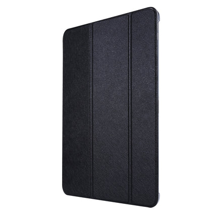 Silk Texture Three-fold Horizontal Flip Leather Case with Holder & Pen Slot, For iPad Pro 11 (2021)