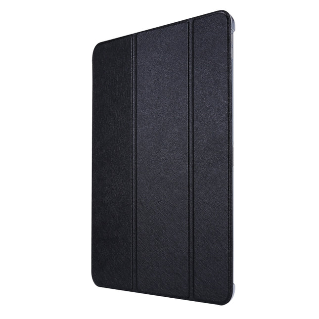 Silk Texture Three-fold Horizontal Flip Leather Case with Holder & Pen Slot, For iPad Pro 11 (2021)