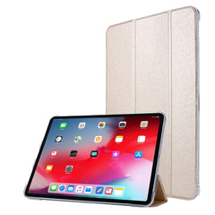 Silk Texture Three-fold Horizontal Flip Leather Case with Holder & Pen Slot, For Samsung Galaxy Tab A7 Lite 8.7 T220 / T225, For iPad Air 13 2024 / iPad Pro 12.9 2022 / 2021, For iPad Pro 11 (2021)