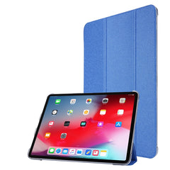 Silk Texture Three-fold Horizontal Flip Leather Case with Holder & Pen Slot, For Samsung Galaxy Tab A7 Lite 8.7 T220 / T225, For iPad Air 13 2024 / iPad Pro 12.9 2022 / 2021, For iPad Pro 11 (2021)