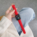 For Apple Watch Ultra 49mm / Series 8&7 45mm / SE 2&6&SE&5&4 44mm / 3&2&1 42mm / Red