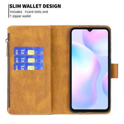 Flying Butterfly Embossing Pattern Zipper Horizontal Flip Leather Case with Holder & Card Slots & Wallet, For Xiaomi Redmi 9A, For Xiaomi Redmi 9C, For Xiaomi Redmi 9, For Xiaomi Redmi Note 10 Pro, For Xiaomi Redmi Note 9 Pro Max