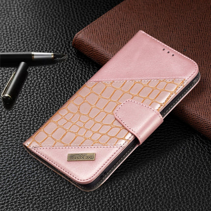 Matching Color Crocodile Texture Horizontal Flip PU Leather Case with Wallet & Holder & Card Slots, For Samsung Galaxy A82 5G