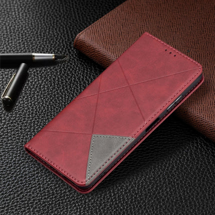 Rhombus Texture Horizontal Flip Magnetic Leather Case with Holder & Card Slots, For Samsung Galaxy A22 5G, For Samsung Galaxy A82 5G