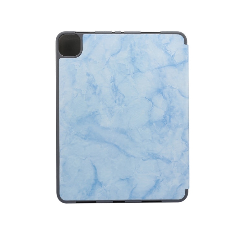 Marble Texture Horizontal Flip Leather Case with Three-folding Holder & Sleep / Wake-up Function, For iPad Pro 11 2022 / 2021