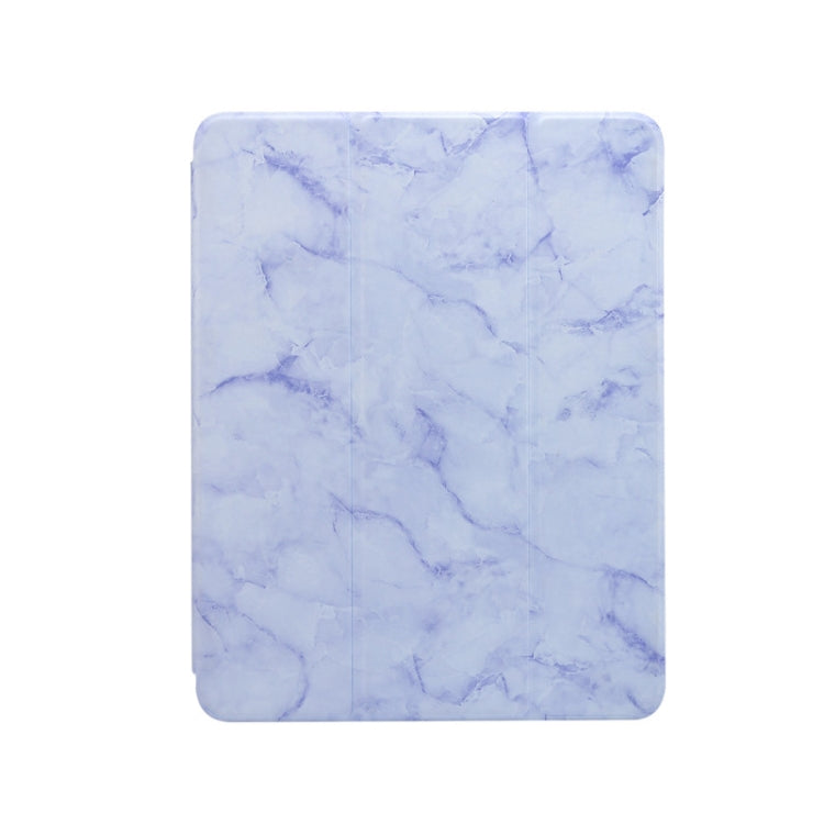 Marble Texture Horizontal Flip Leather Case with Three-folding Holder & Sleep / Wake-up Function