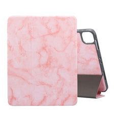 Marble Texture Horizontal Flip Leather Case with Three-folding Holder & Sleep / Wake-up Function, For iPad Pro 11 2022 / 2021