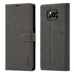 Forwenw F1 Series Matte Strong Magnetism Horizontal Flip Leather Case with Holder & Card Slots & Wallet & Photo Frame, For Xiaomi Poco M3 / Redmi 9T / 9 Power, For Xiaomi Poco X3 / X3 NFC / X3 Pro