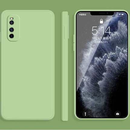 Solid Color Imitation Liquid Silicone Straight Edge Dropproof Full Coverage Protective Case, For vivo iQOO Neo, For vivo IQOO Neo3