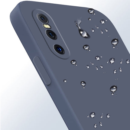 Solid Color Imitation Liquid Silicone Straight Edge Dropproof Full Coverage Protective Case, For vivo X27, For vivo X27 Pro