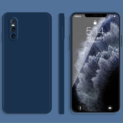 Solid Color Imitation Liquid Silicone Straight Edge Dropproof Full Coverage Protective Case, For vivo X27, For vivo X27 Pro