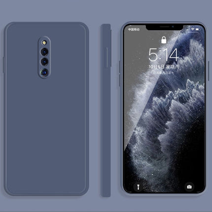 Solid Color Imitation Liquid Silicone Straight Edge Dropproof Full Coverage Protective Case, For vivo X27, For vivo X27 Pro