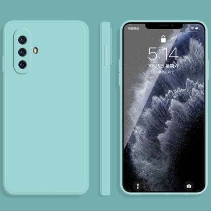 Solid Color Imitation Liquid Silicone Straight Edge Dropproof Full Coverage Protective Case, For vivo X30, For vivo X30 Pro