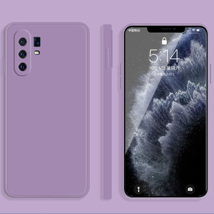 Solid Color Imitation Liquid Silicone Straight Edge Dropproof Full Coverage Protective Case, For vivo X30, For vivo X30 Pro