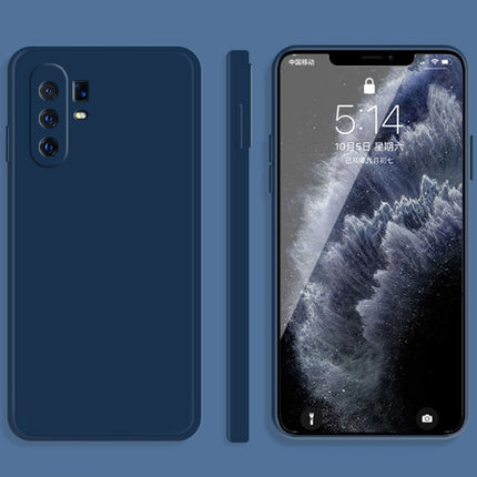 Solid Color Imitation Liquid Silicone Straight Edge Dropproof Full Coverage Protective Case, For vivo X30, For vivo X30 Pro