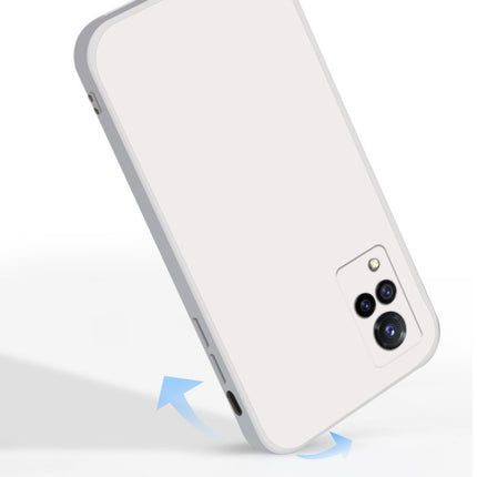 Solid Color Imitation Liquid Silicone Straight Edge Dropproof Full Coverage Protective Case, For vivo S9, For vivo X60