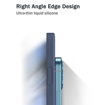 Solid Color Imitation Liquid Silicone Straight Edge Dropproof Full Coverage Protective Case, For vivo X60 Pro