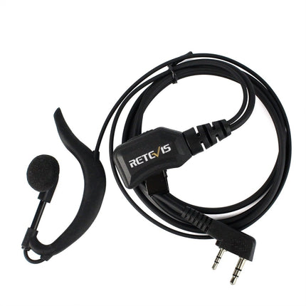 RETEVIS R-111 G Type PTT Adjustable Volume Earphone Microphone for H-777/RT-5R/RT1/RT2/RT5, R-111 K Head