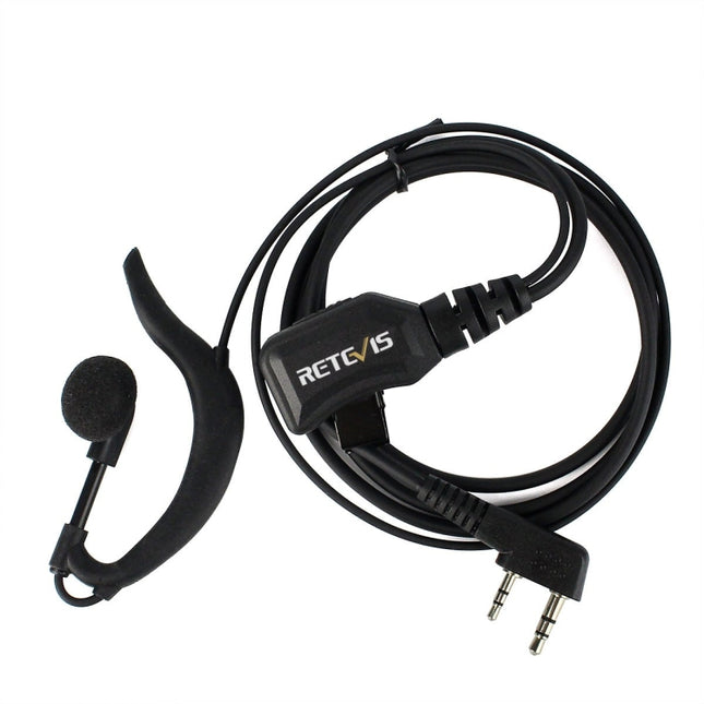 RETEVIS R-111 G Type PTT Adjustable Volume Earphone Microphone for H-777/RT-5R/RT1/RT2/RT5, R-111 K Head