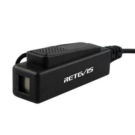 RETEVIS R-1M21 Two-wire Large PTT Acoustic Tube Earphone Microphone for Motorola XPR6000/XPR6550/DP4800/DP4801, R-1M21