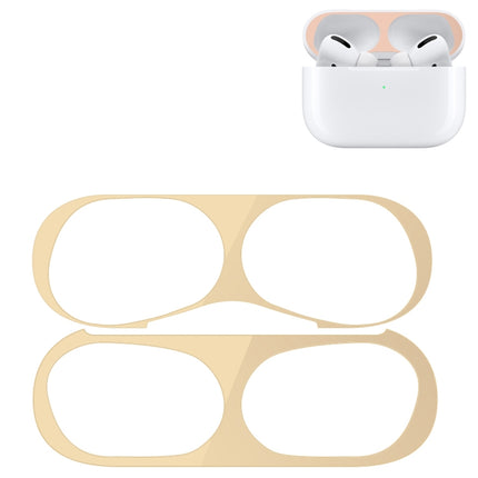Para Apple AirPods Pro Estuche protector con adhesivo protector de metal para auriculares inalámbricos, para Apple AirPods Pro