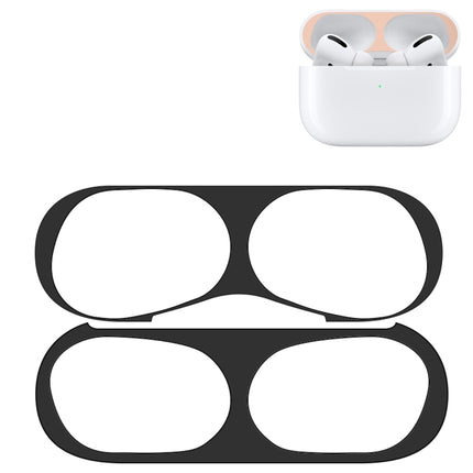 Para Apple AirPods Pro Estuche protector con adhesivo protector de metal para auriculares inalámbricos, para Apple AirPods Pro