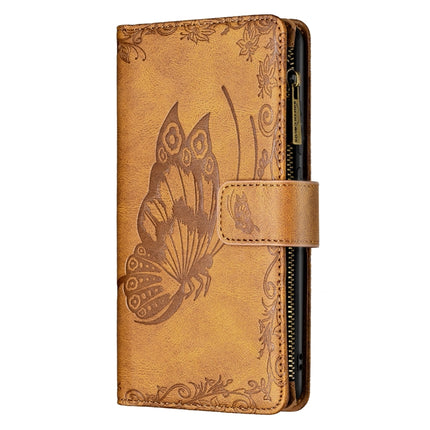Flying Butterfly Embossing Pattern Zipper Horizontal Flip Leather Case with Holder & Card Slots & Wallet, For Samsung Galaxy A02s, For Samsung Galaxy A02, For Samsung Galaxy A11, For Samsung Galaxy A12, For Samsung Galaxy A21s